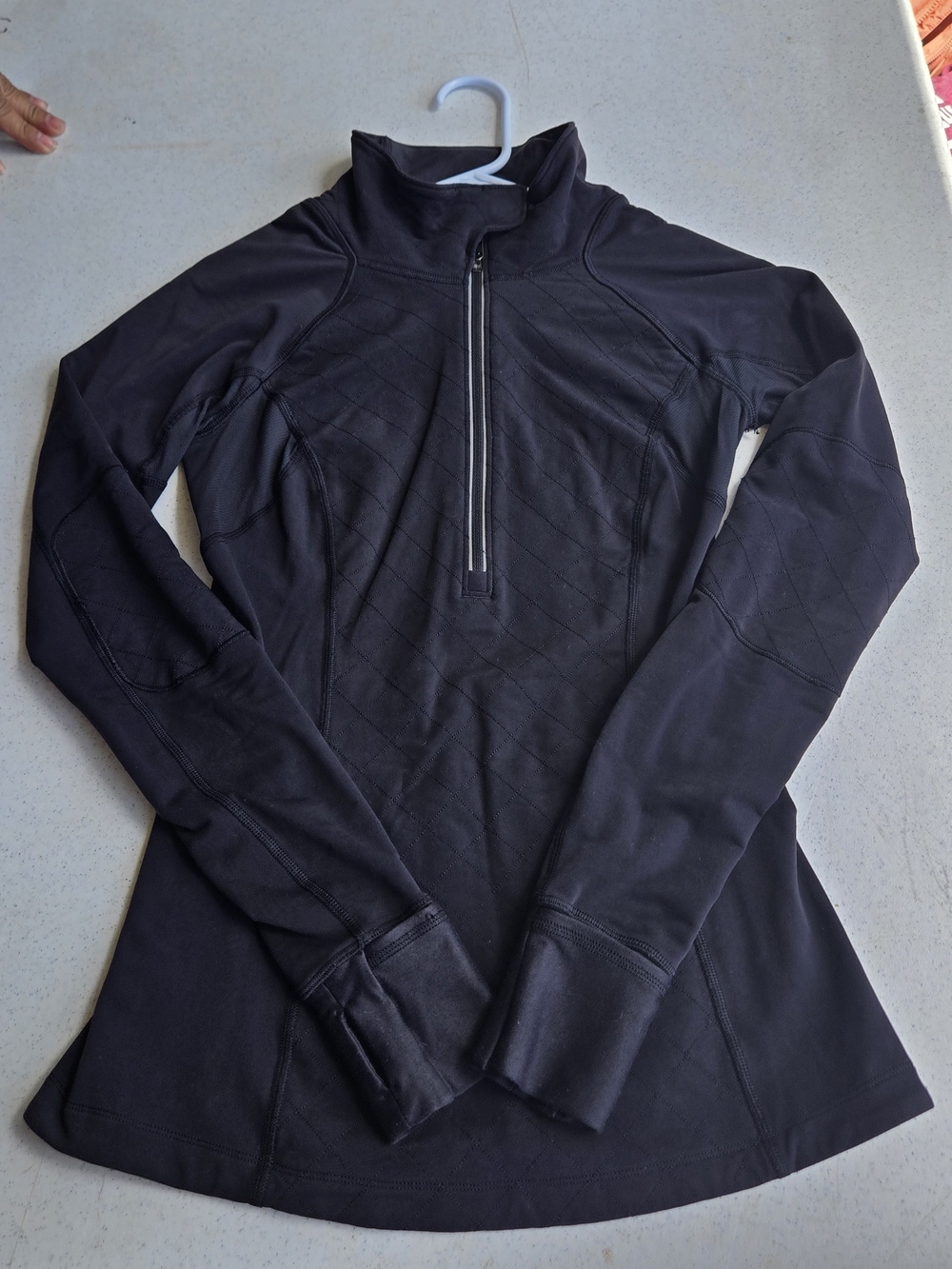 lululemon athletica Black Half-Zip Performance Top